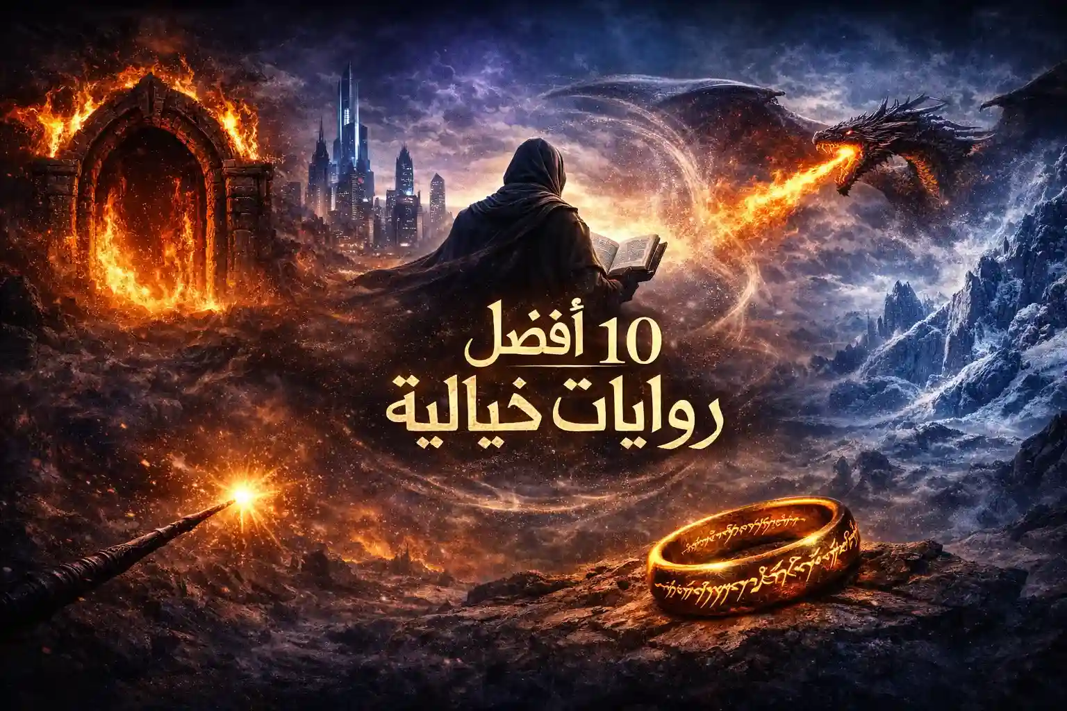 أفضل 10 روايات خيالية مشوقة مشهورة