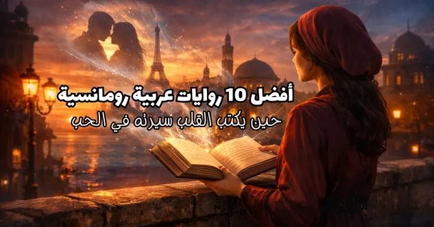 أفضل 10 روايات عربية رومانسية: حين يكتب القلب سيرته في الحب