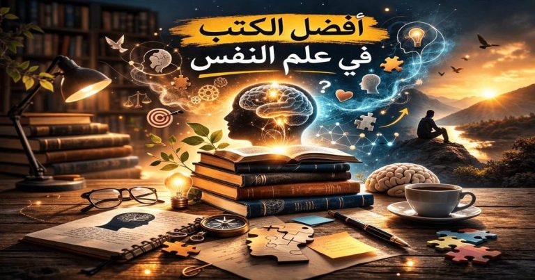 أفضل الكتب في علم النفس: قائمة كتب تغير فهمك للعقل والسلوك